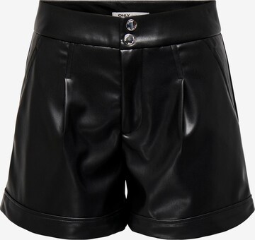 ONLY Regular Pleat-Front Pants 'IZARA' in Black: front