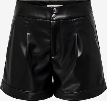regular Pantaloni con pieghe 'IZara' di ONLY in nero: frontale