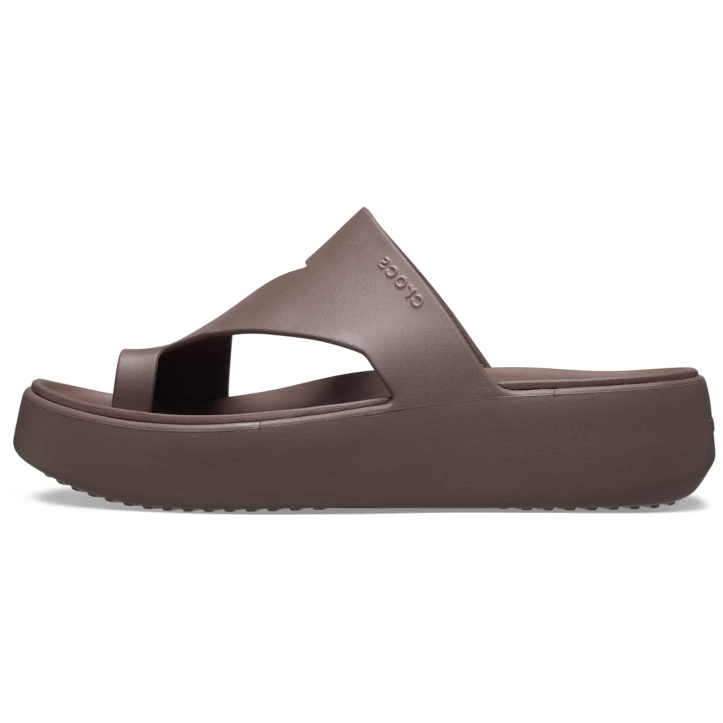 Crocs Sandały w kolorze brązowy: przód