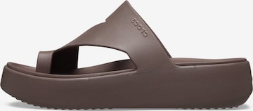 Crocs Sandaal, värv pruun: eest vaates