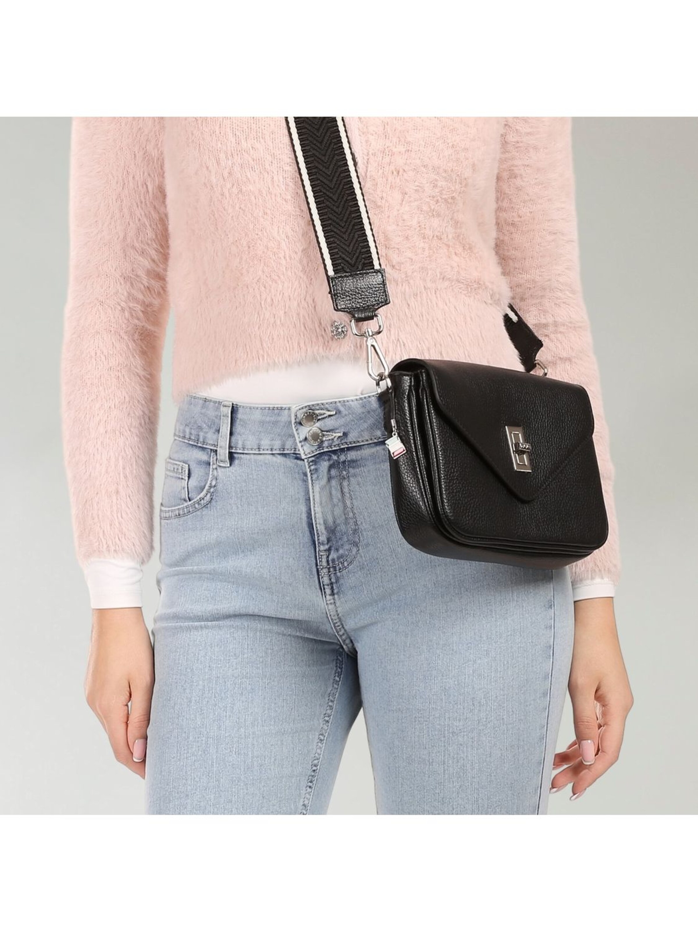 Sac à bandoulière Florence en noir