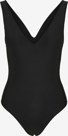 Bustier Maillot de bain Urban Classics en noir : devant