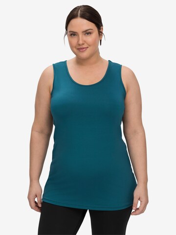 SHEEGO Sports Top in Blue: front