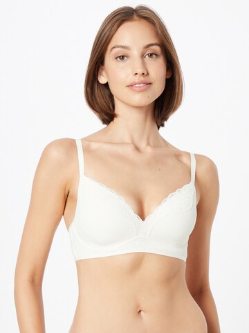 TRIUMPH Bustier BH 'Fit Smart' in Wit: voorkant