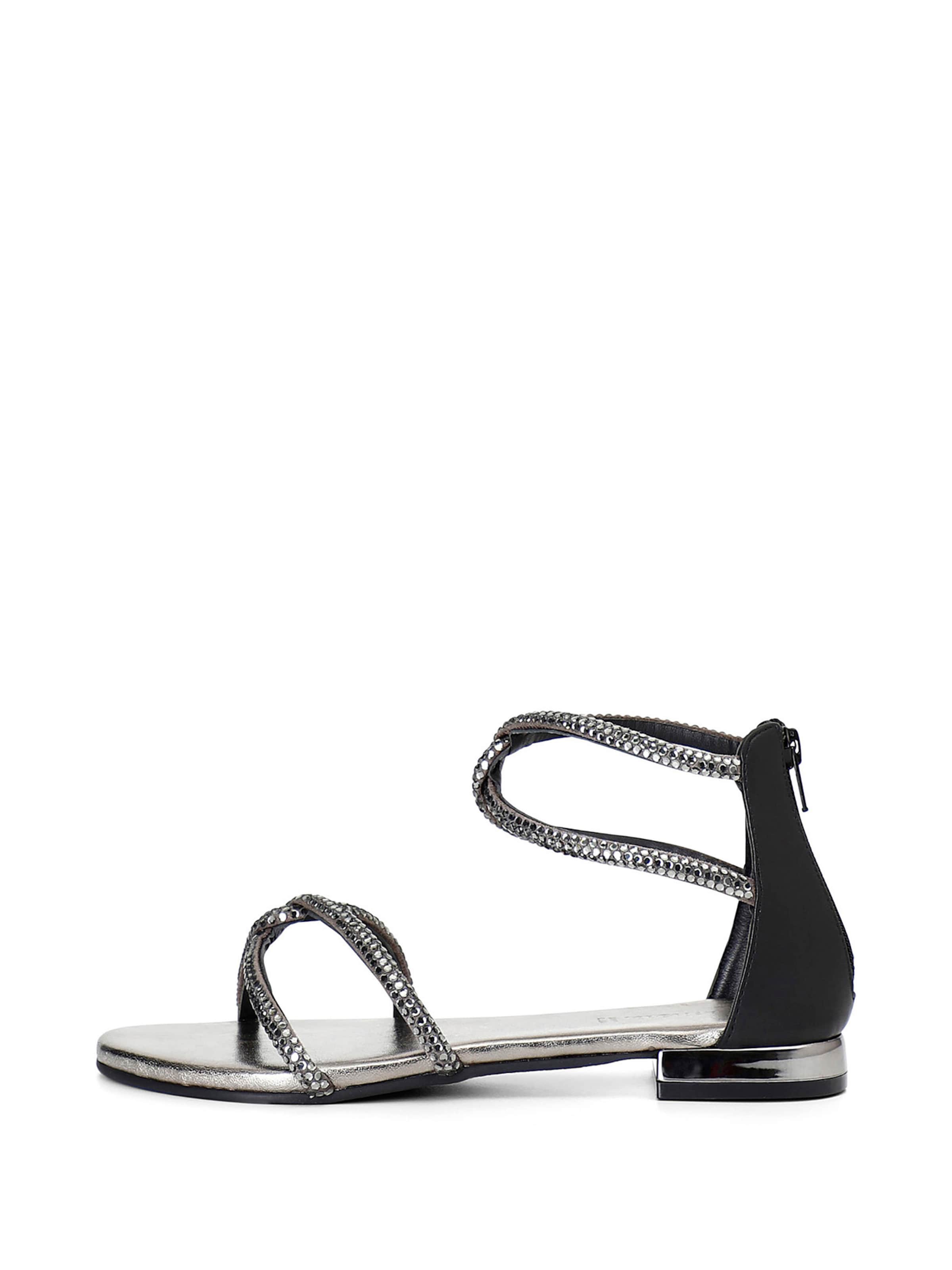 Sandalo di CAFè NOIR in nero: frontale