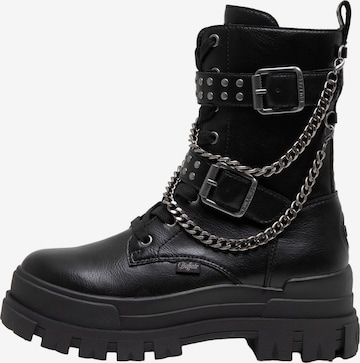 BUFFALO Boots 'Aspha' in Zwart: voorkant