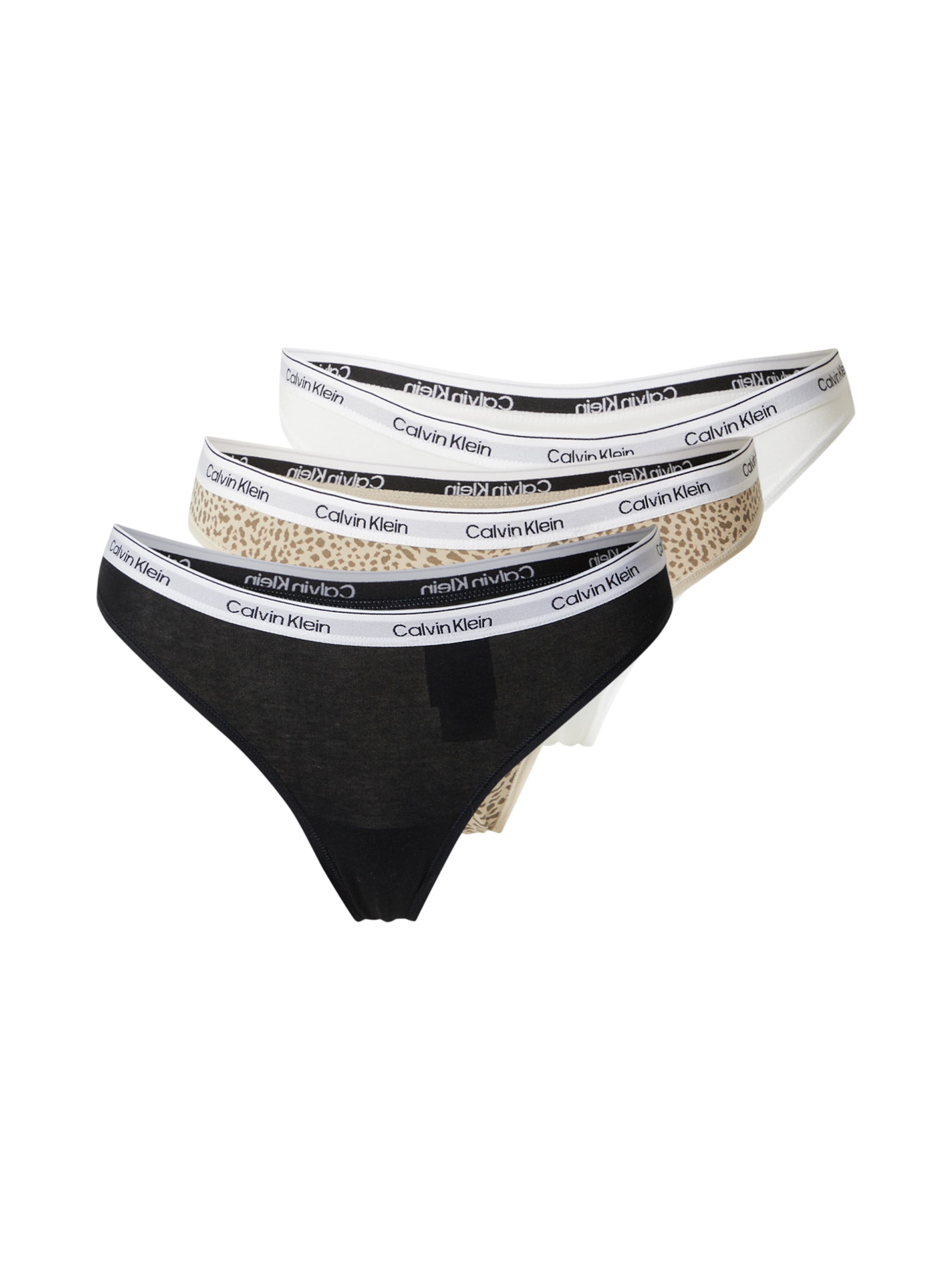 Calvin Klein Underwear Стринги в Бежевый: спереди