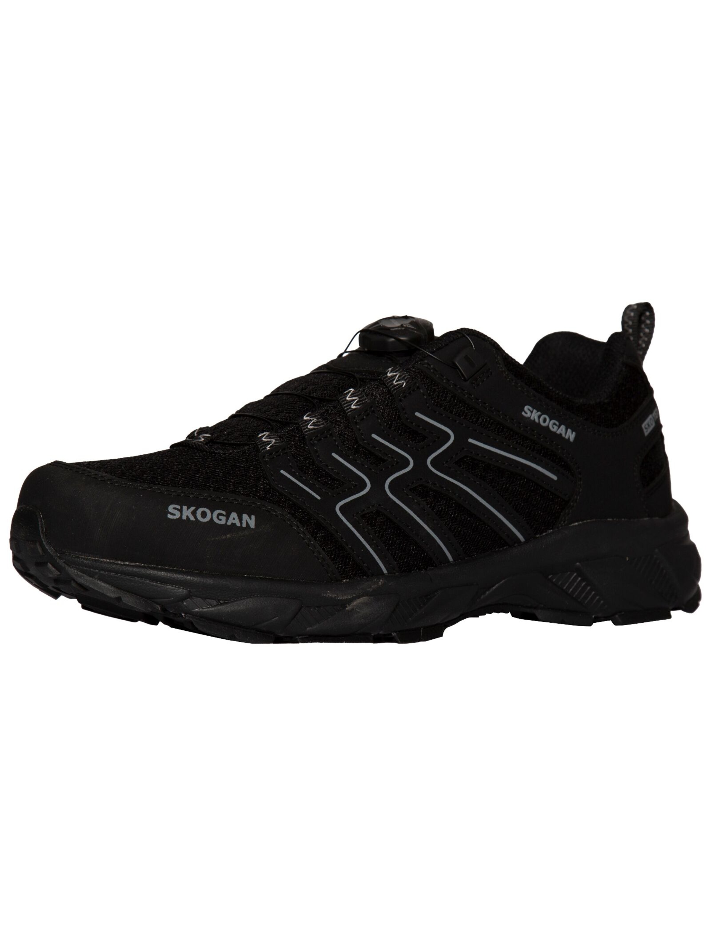 SKOGAN Low shoe in Black: front