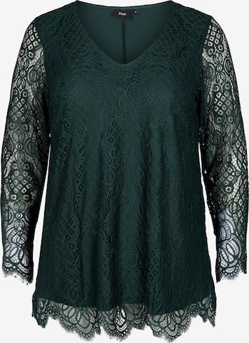 Zizzi Blouse 'Dindy' in Green: front