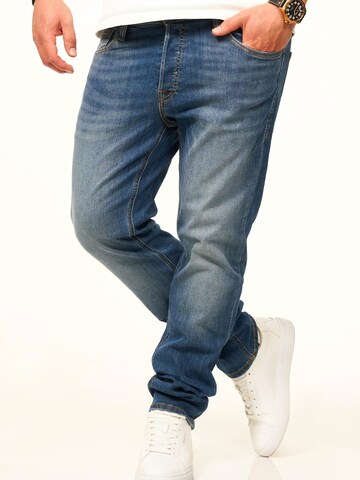 JACK & JONES Tapered Jeans in Blue