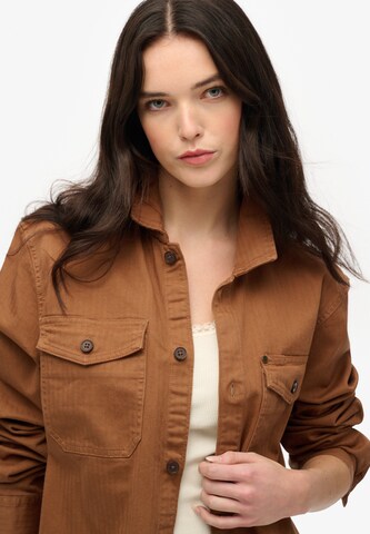 Superdry Tussenjas in Bruin