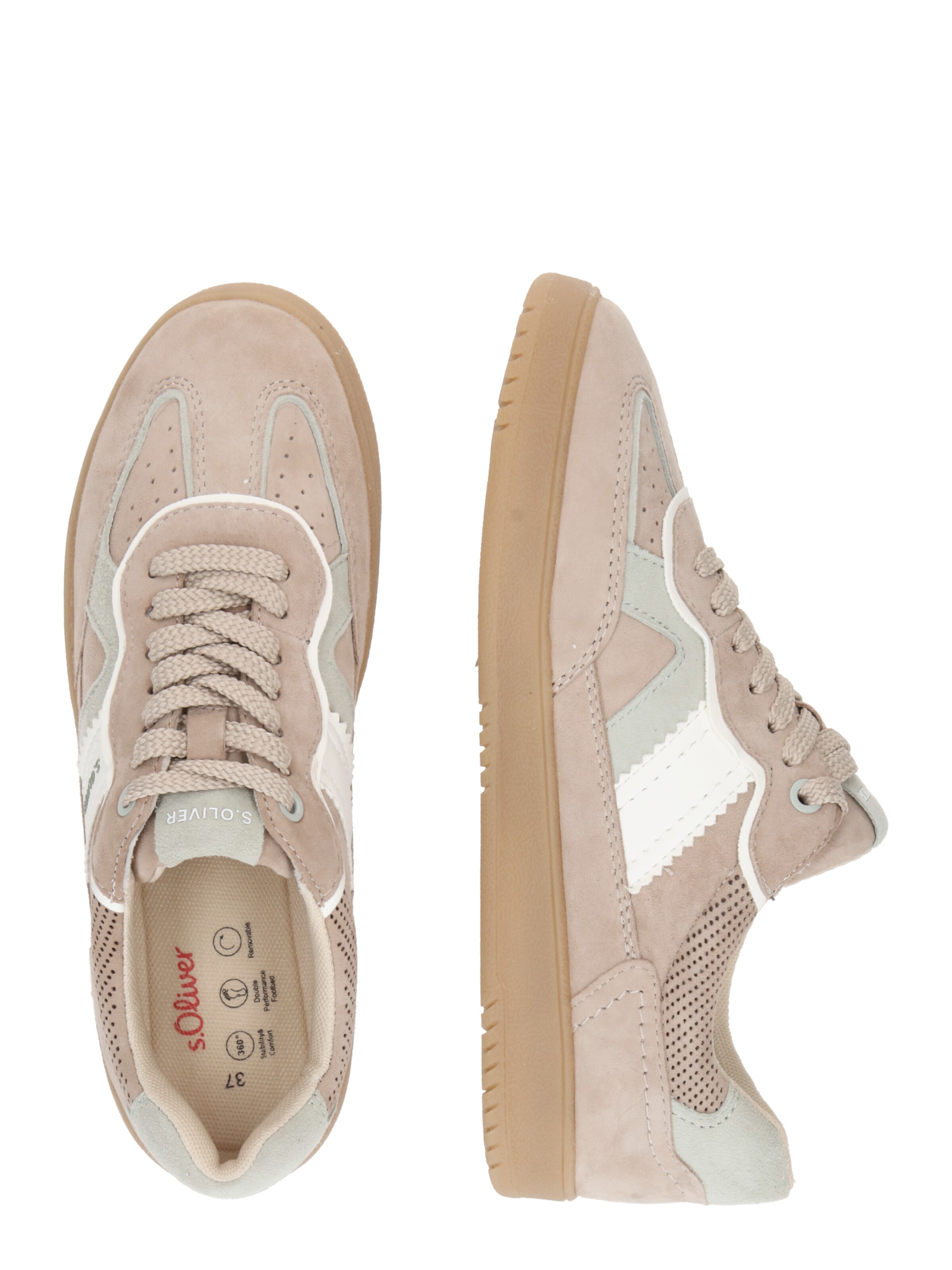 s.Oliver Platform trainers in Beige