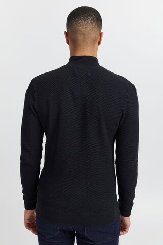 Casual Friday Stricktroyer 'Karlo' Structured Zipper Knit in Blau