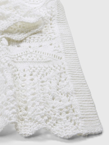 bonprix Strickmantel in Weiß