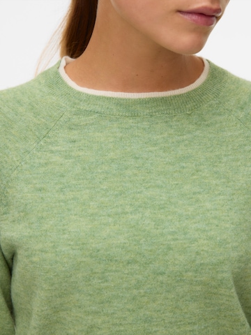 VERO MODA Pulover 'VMWONDERFUL' | zelena barva