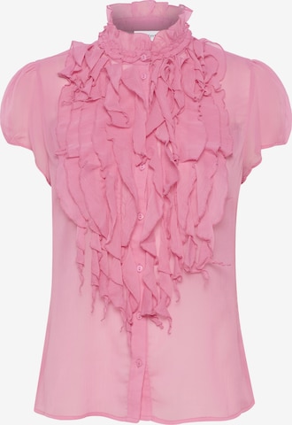 SAINT TROPEZ Bluse 'Lilja' in Pink: predná strana