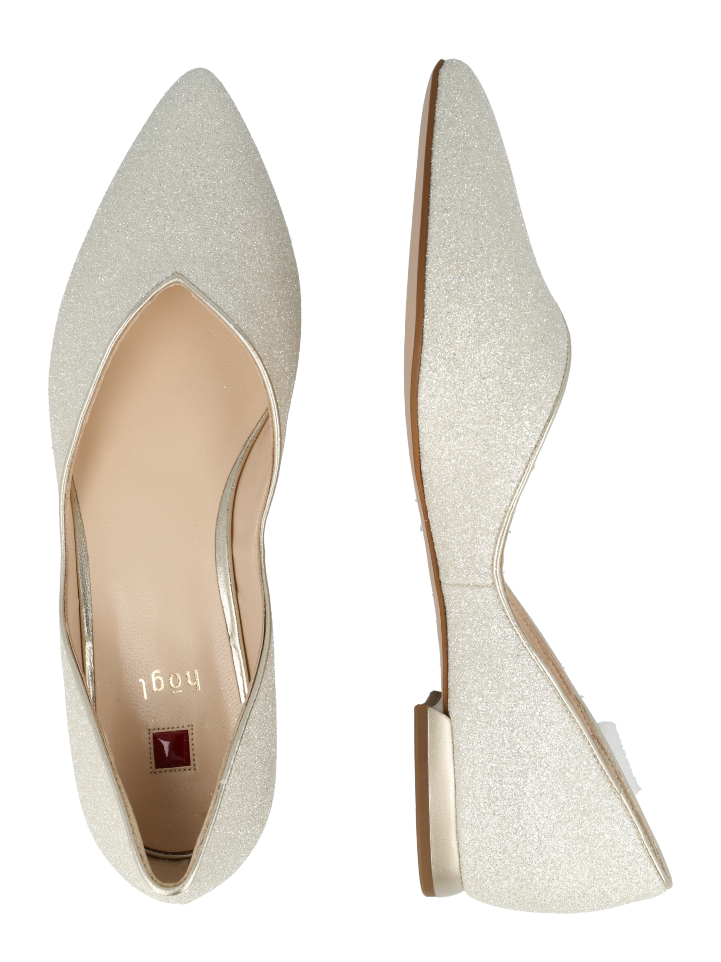 Högl Ballet Flats in Silver