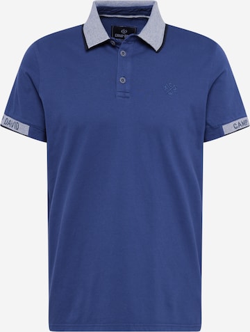 CAMP DAVID Shirt (GOTS) in Blau: predná strana