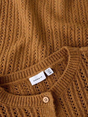 Cardigan NAME IT en marron