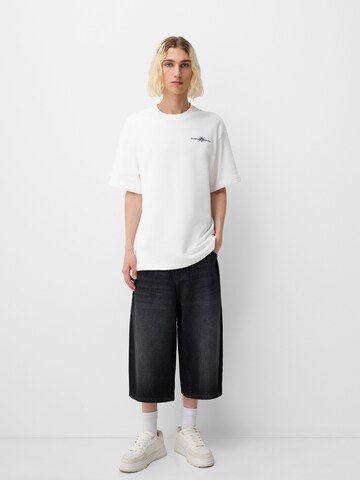 Bershka Shirt in White