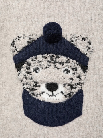 MANGO KIDS Neulepaita 'ROAR' värissä harmaa