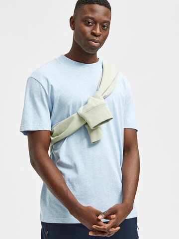 Maglietta 'Colman' di SELECTED HOMME in blu