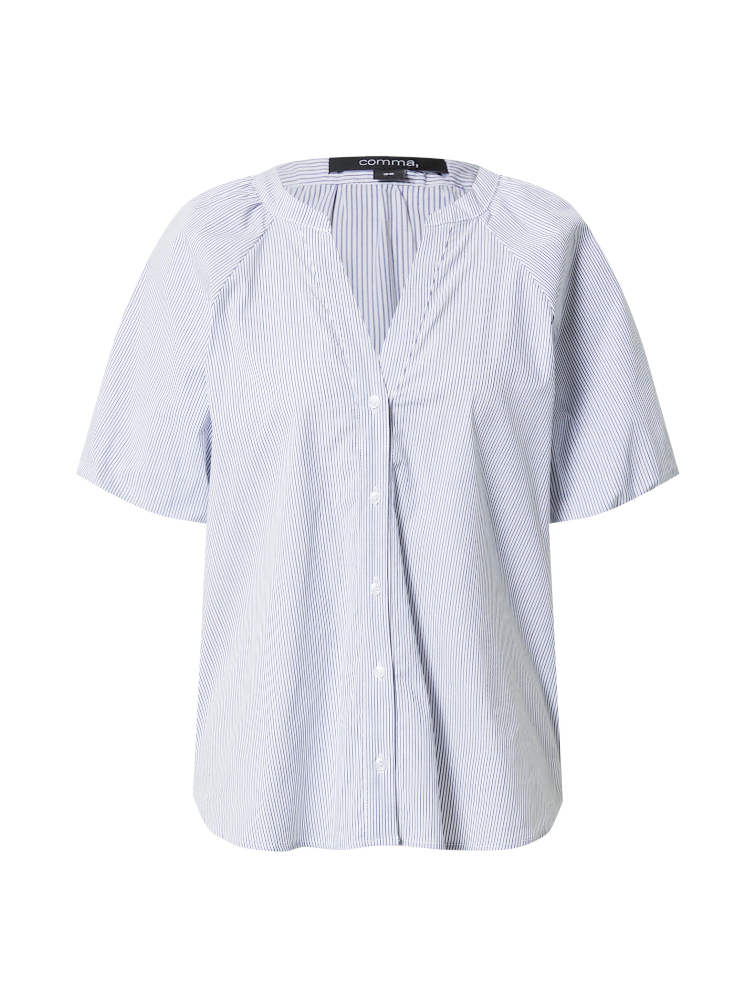 COMMA Blouse in Blue: front