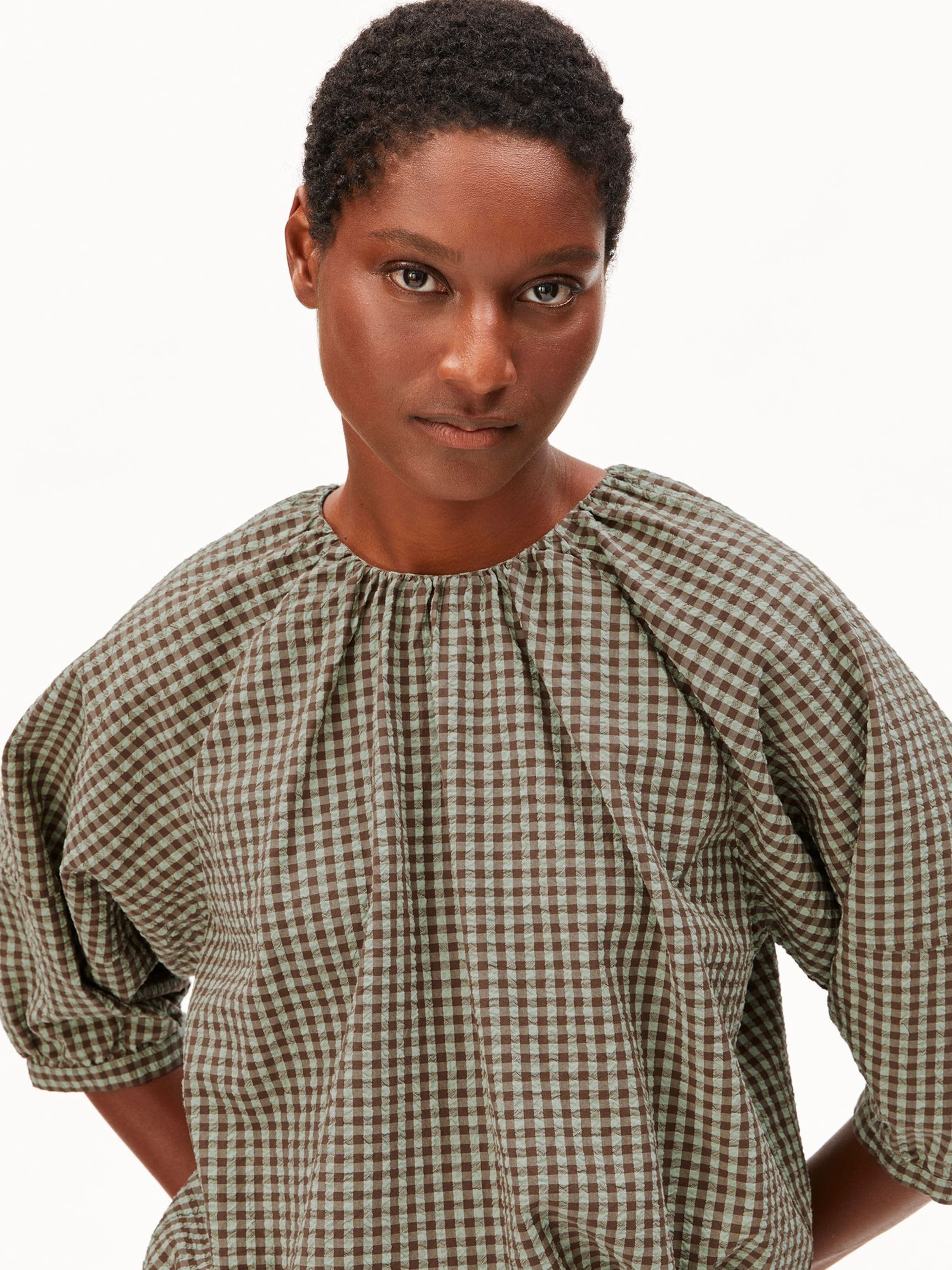 ARMEDANGELS Blouse in Gemengde kleuren: voorkant