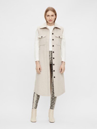OBJECT Vest in mottled beige, View model