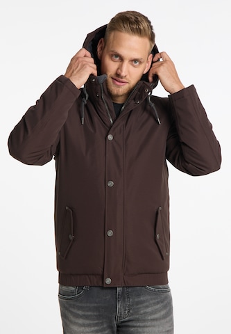 MO Performance Jacket in Brown: front