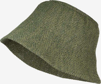 styleBREAKER Hut 'Fischerhut aus Papierstroh - Knautschhut' in 54-64 in oliv, Produktansicht