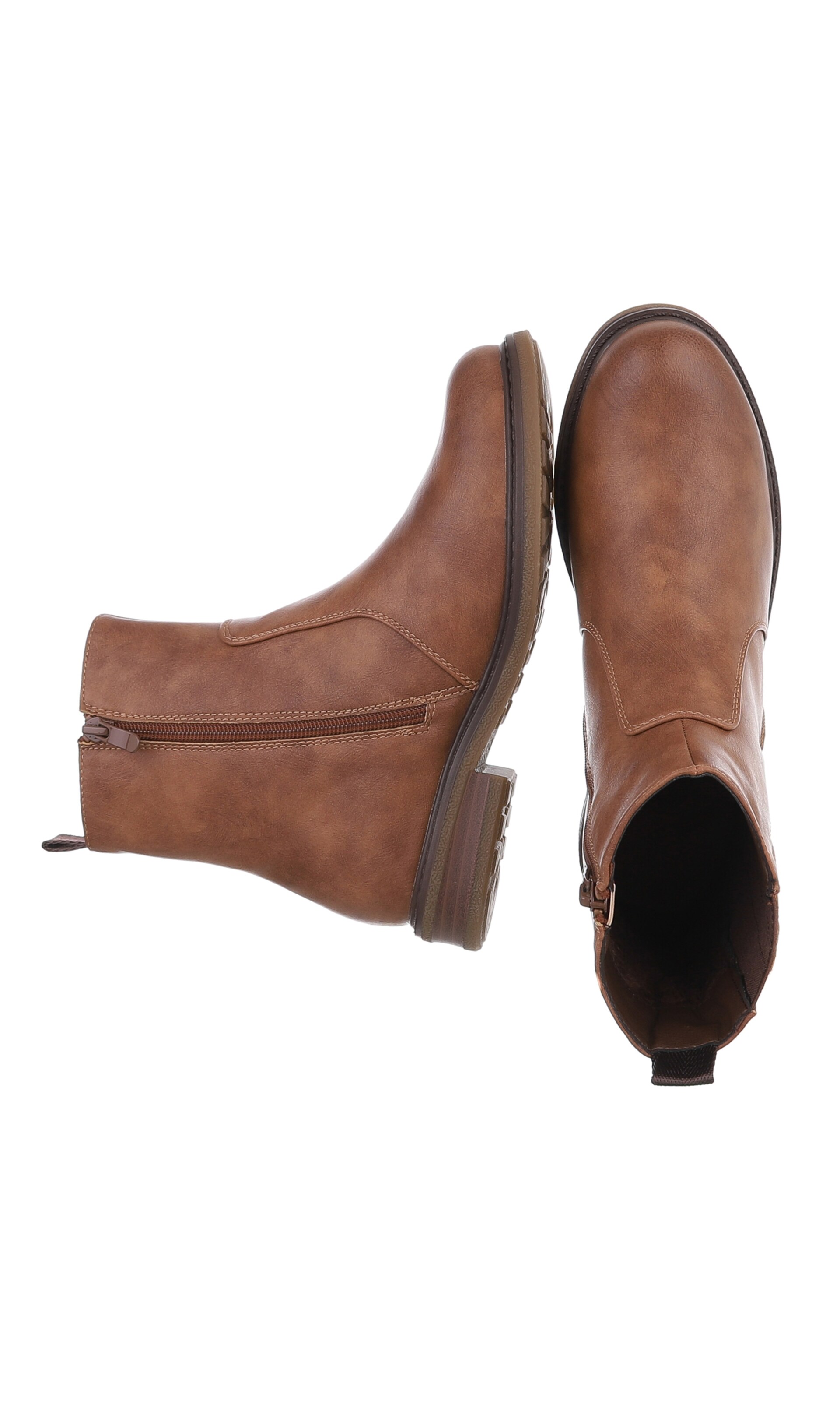 Ital-Design Stiefelette in Braun