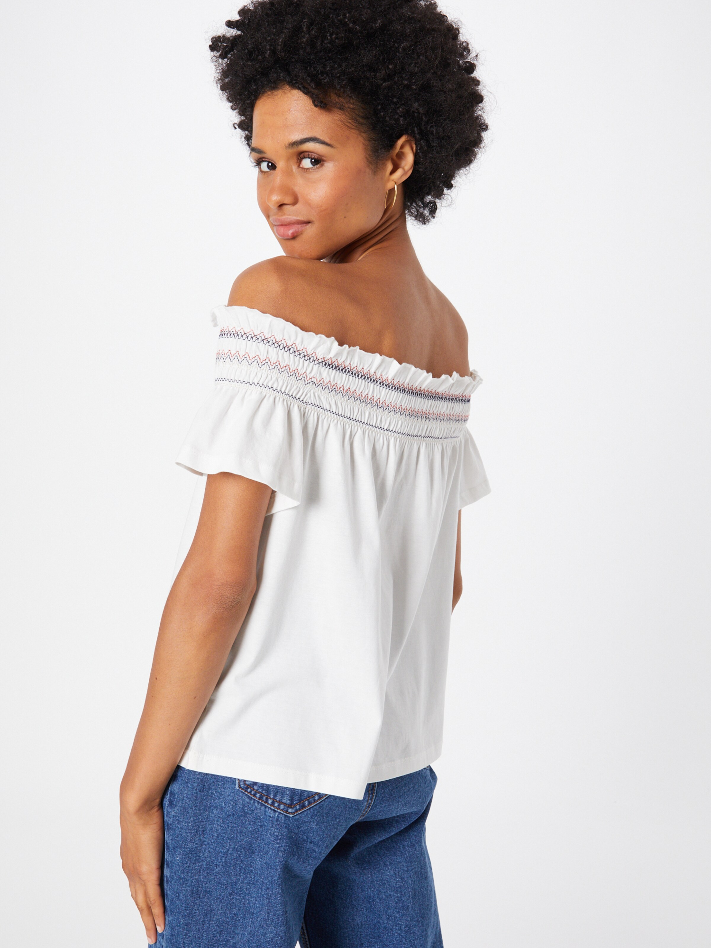 Frauen Shirts & Tops EDC BY ESPRIT T-Shirt in Offwhite - JR09249 Frauen Shirts & Tops EDC BY ESPRIT T-Shirt in Offwhite - JR09249