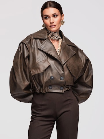 Ombre Between-season jacket in Brown