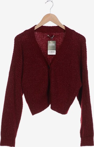 Green Cotton Sweater & Cardigan in L in Red: front
