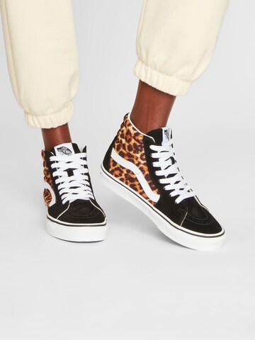 VANS Кроссовки на платформе 'SK8-Hi' в Коричневый: спереди