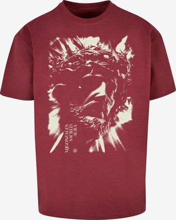 MJ Gonzales - Camiseta 'Jesus' en rojo: frente