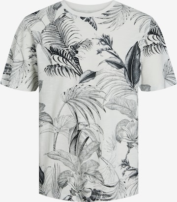 JACK & JONES T-shirt 'Guru' i vit: framsida