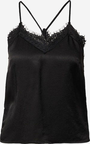 A LOT LESS Top 'Nathalie' in Black: front