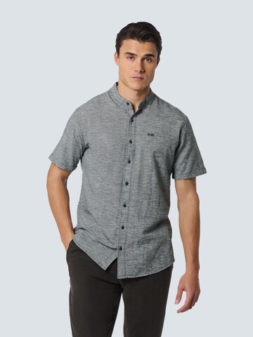 No Excess Regular fit Overhemd 'Opa' in Grijs: voorkant