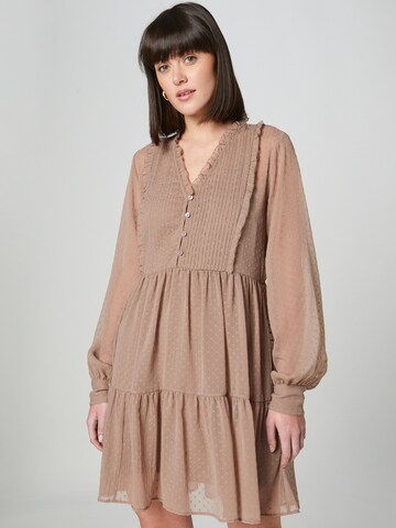 Guido Maria Kretschmer Women - Vestido 'Tayra' em bege: frente