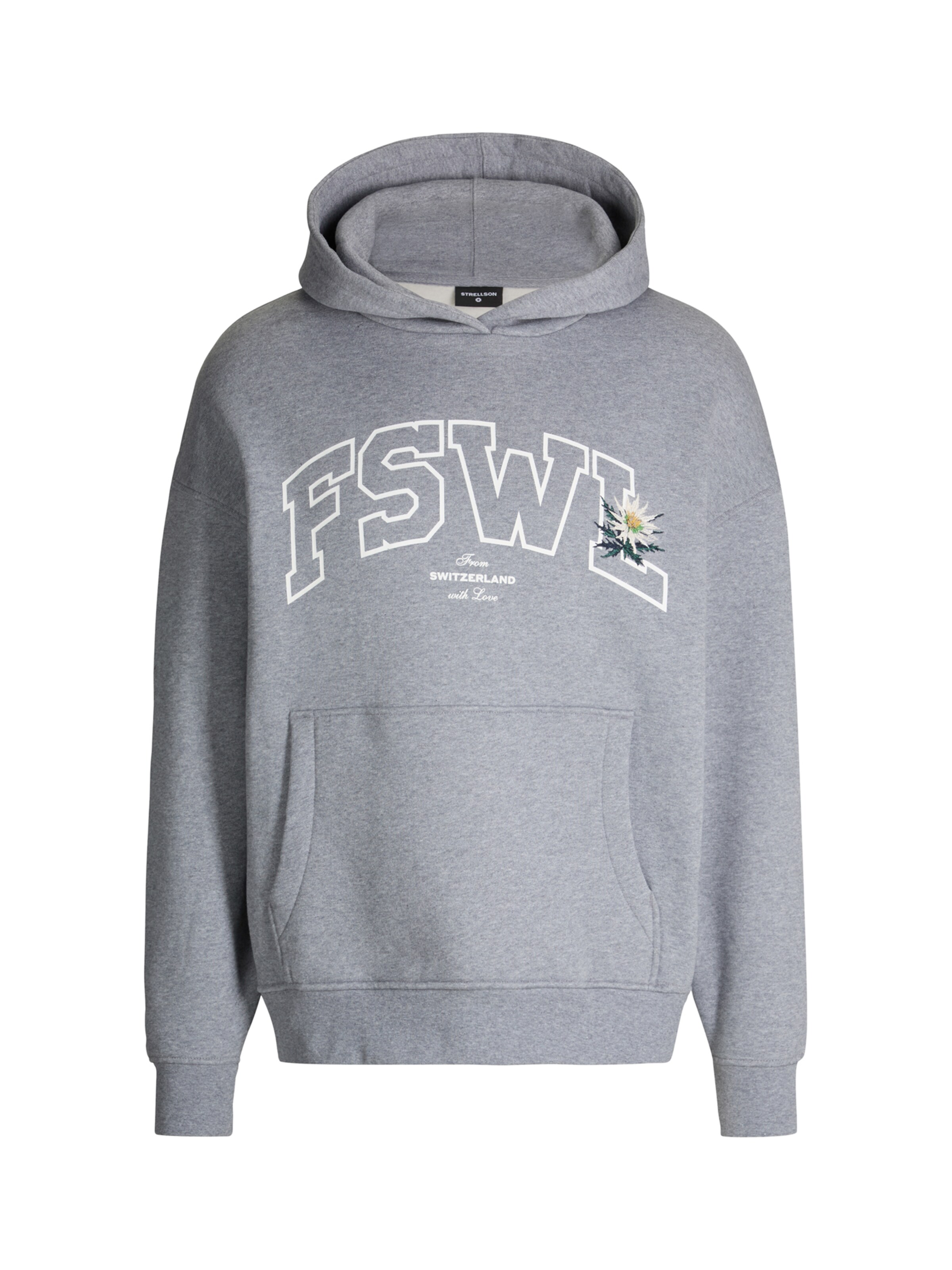STRELLSON Sweatshirt 'Heath' in Grey: front