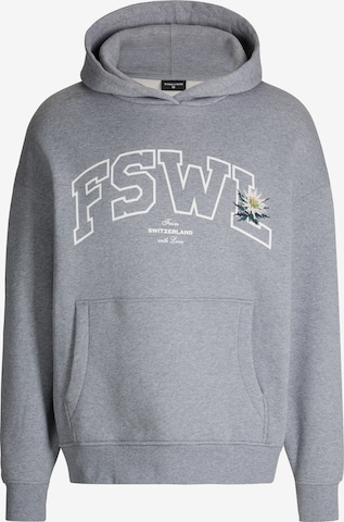 STRELLSON Sweatshirt 'Heath' in Grijs: voorkant