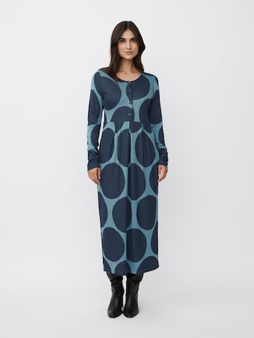 Robe 'Nilana' Masai en bleu : devant