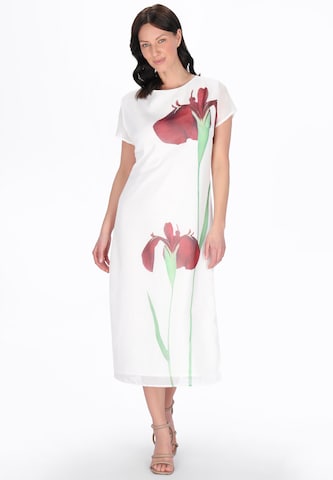 Usha - Vestido em branco: frente