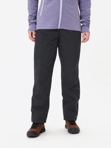 VAUDE Regular Outdoorbroek 'Rosemoor' in Zwart