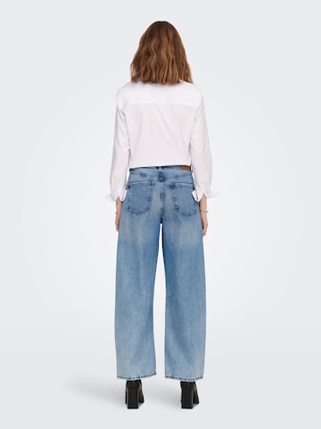 ONLY Wide leg Jeans i blå