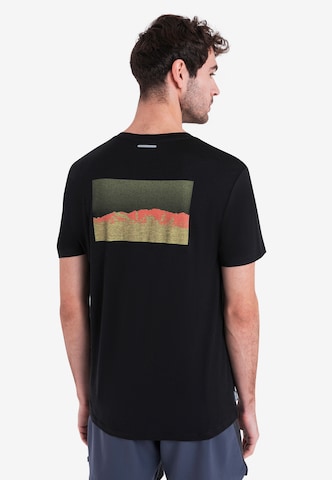 ICEBREAKER Koszulka funkcyjna 'Tech Lite III' w kolorze czarny: przód