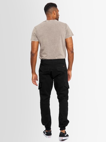 Alessandro Salvarini Tapered Broek 'AS274' in Zwart