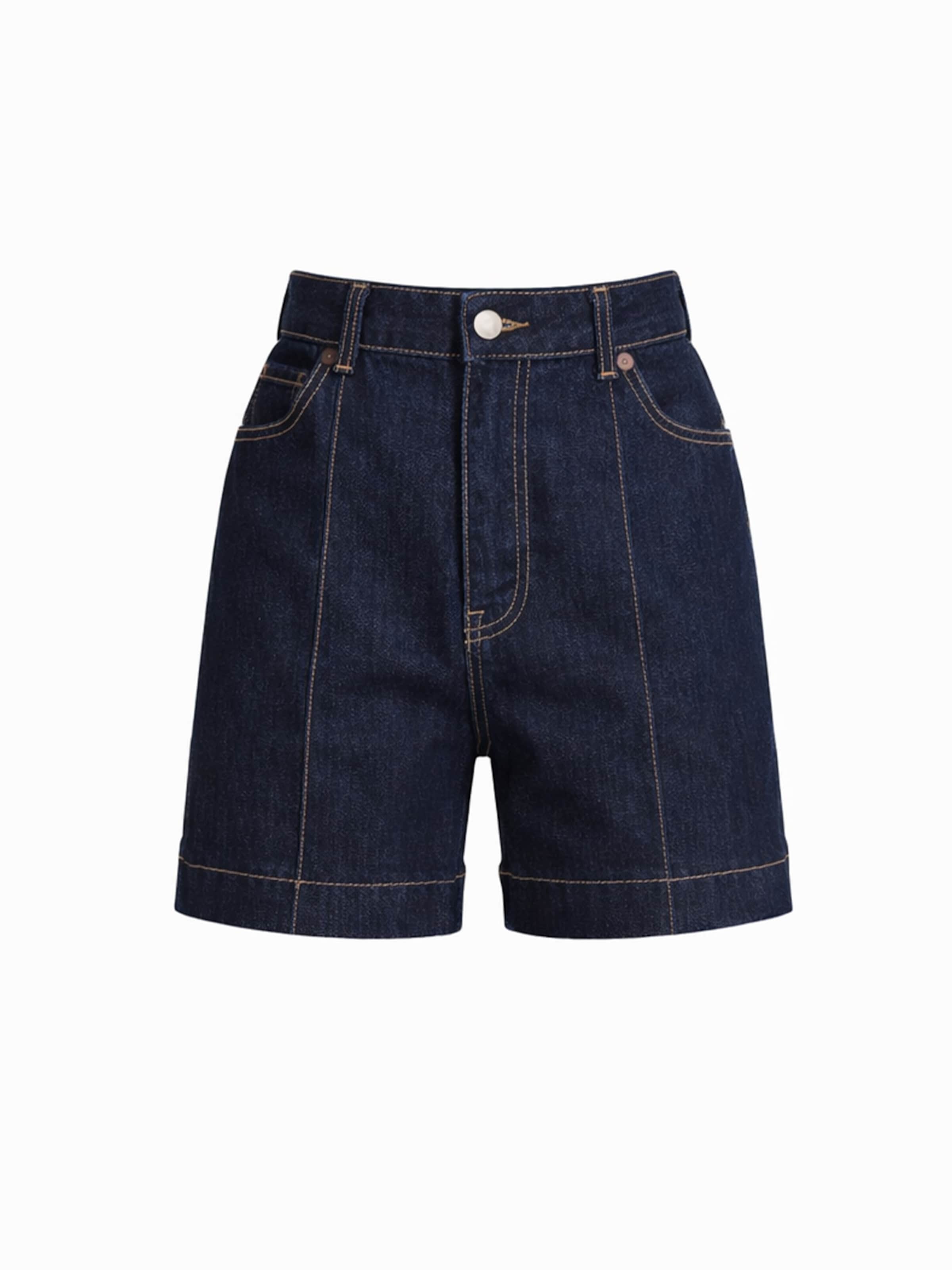 IT'S BASIC Regular Jeans 'Mini Denim Short' in Blue: front